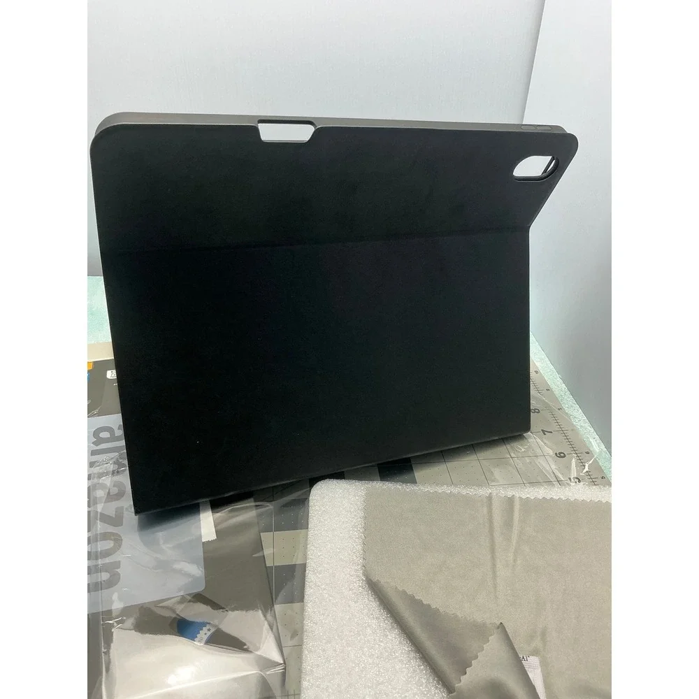 Antbox Black leather Case iPad Air 13 Inch M3 M2 Pencil Holder Auto Sleep‎ Wake